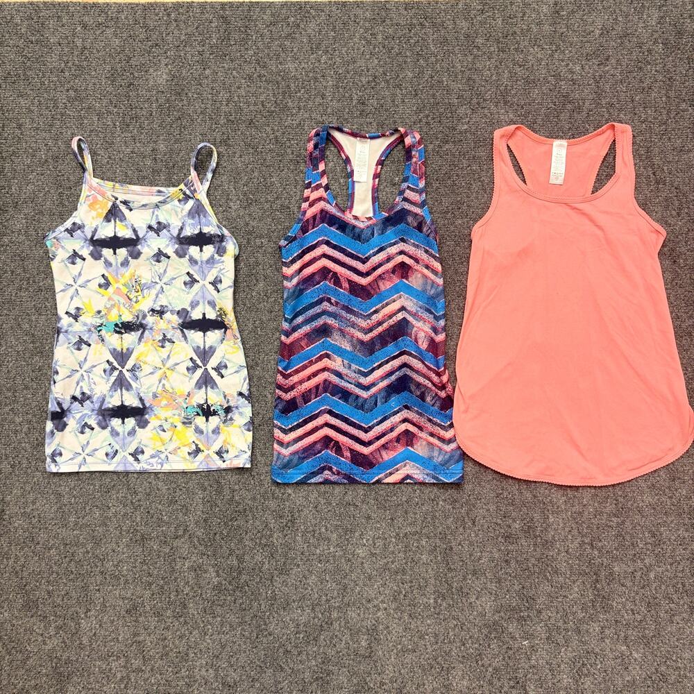 Ivivva by Lululemon Tank Tops (3) Racerback Athletic Tank Tops Girls Size 6/7